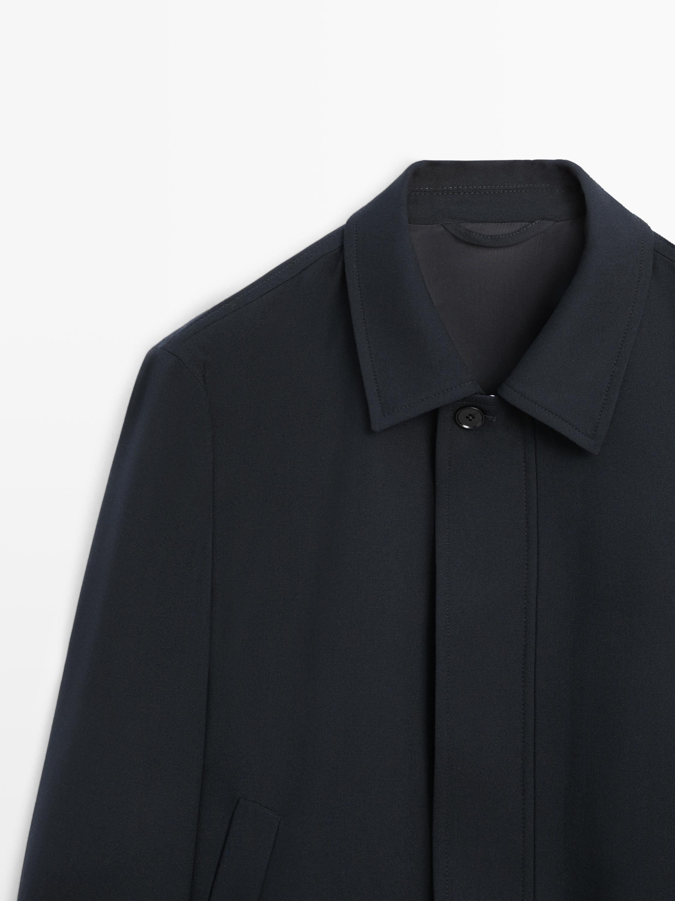 Blouson total look laine froide